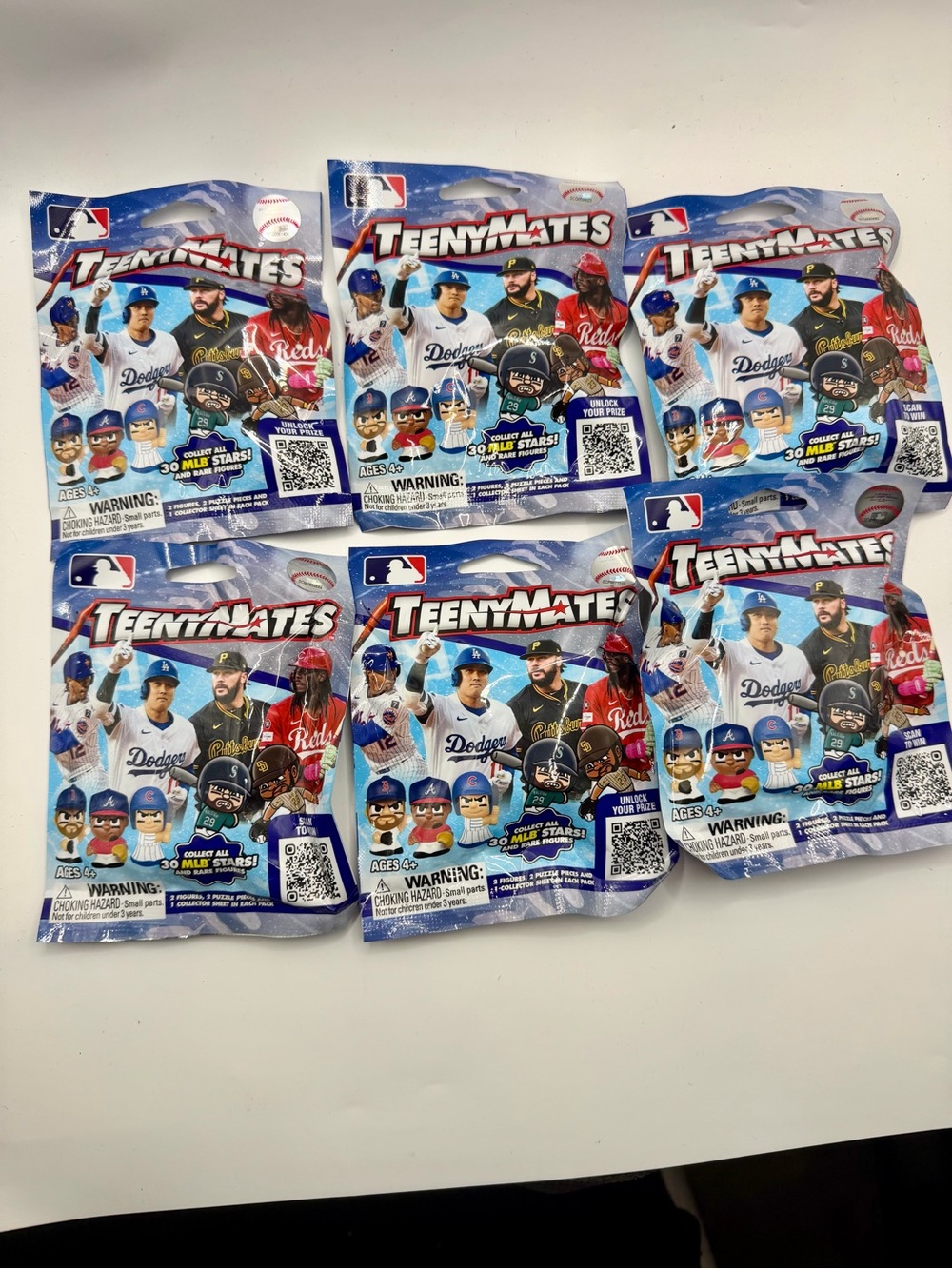 Teenymates baseball collectables lot of 6